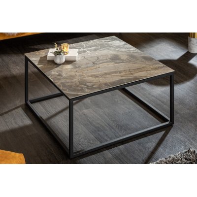 Stolik kawowy Symbiose  75cm. Marmor- Optik keramik