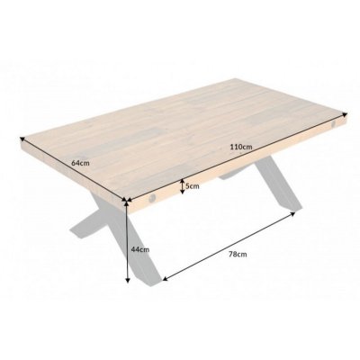  Stolik  kawowy Thor 110 cm. Wildeiche 60  cm . 