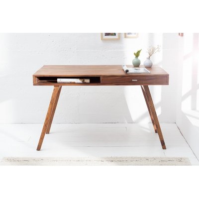  Biurko RETRO 120 cm z szufladą sheesham