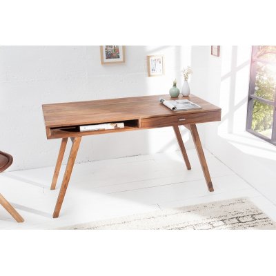  Biurko RETRO 120 cm z szufladą sheesham