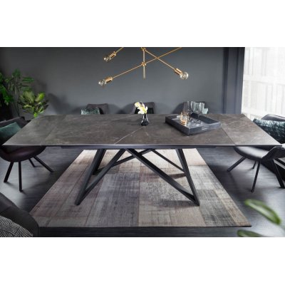 Stół Atlas 180 cm - 220 cm 260 cm. Keramik Graphit