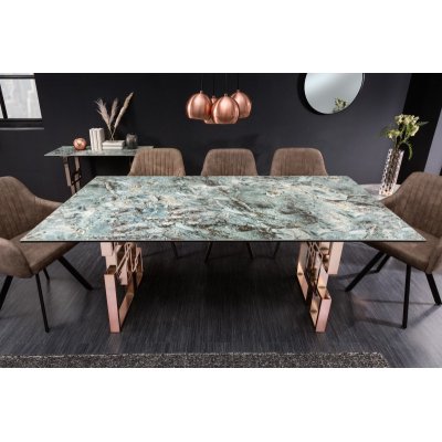Stół  Atllantis 200 cm. Turkis Marmor Optik 
