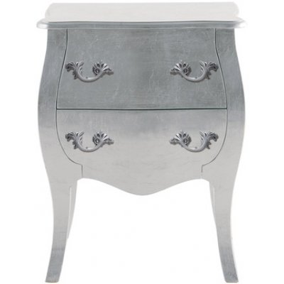 Romantic silver - komoda mini w kolorze srebrnym