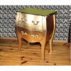 Romantic gold - romantyczna komoda mini w kolorze złota