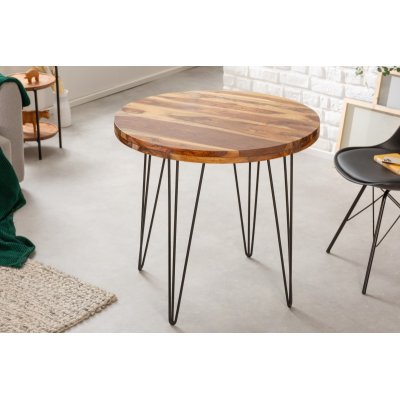 Stół Makassar 80 cm rund Sheesham