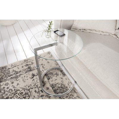 Stolik boczny Efect 50-70 cm silber