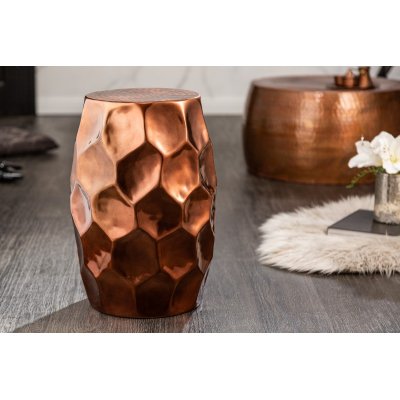 Stolik kawowy ORGANIC ORIENT 50 cm odcień miedziany