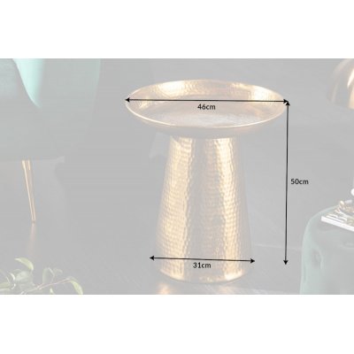  Stolik boczny Orient 45 cm gold