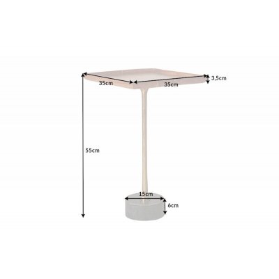  Stolik kawowy TRAYFUL 55 cm kwadratowy