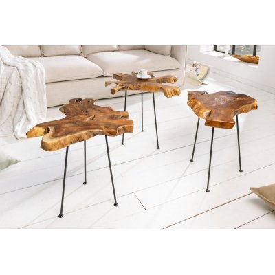  Stolik boczny Wild 40 cm Teakholz
