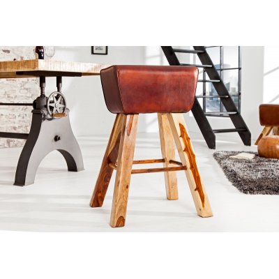 Hoker barowy BOCK 75 cm skóra