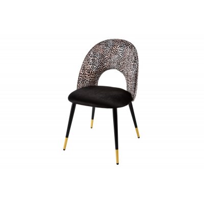  Krzesło Design  Boutique schwarz Leopard