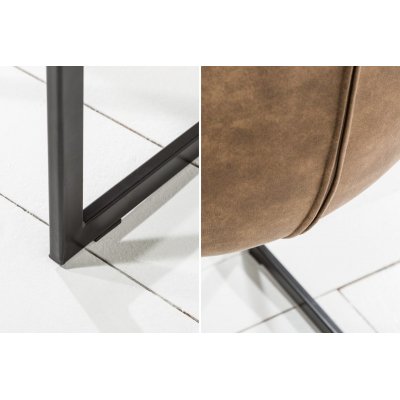   Krzesło Freischwinger Miami taupe braun