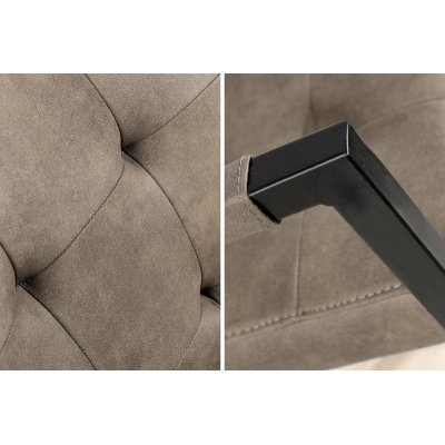  Krzesło  Freischwinger Oxford antik taupe mit armlehne