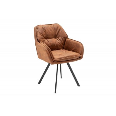  Krzesło fotelowe LOUNGER jasnobrązowy