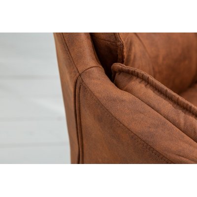  Krzesło fotelowe LOUNGER jasnobrązowy