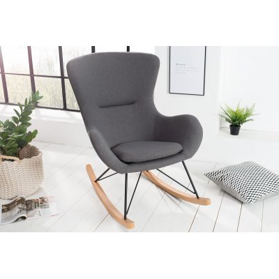  Fotel bujany Scandinavia Swing szary