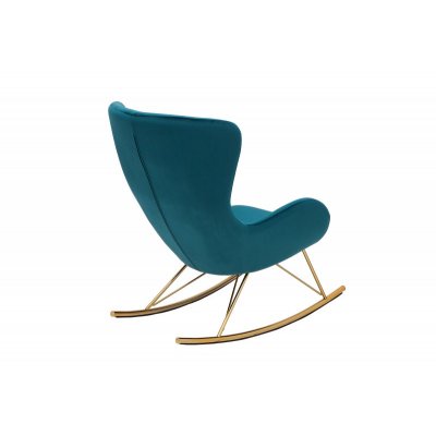  Fotel bujany Scandinavia Swing turkusowy