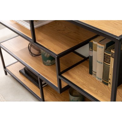  Regał Slim line 115 x 80 cm dąb