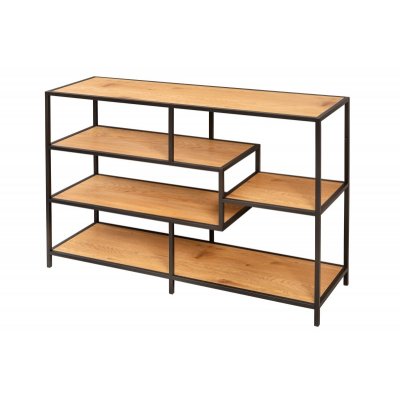  Regał Slim line 115 x 80 cm dąb