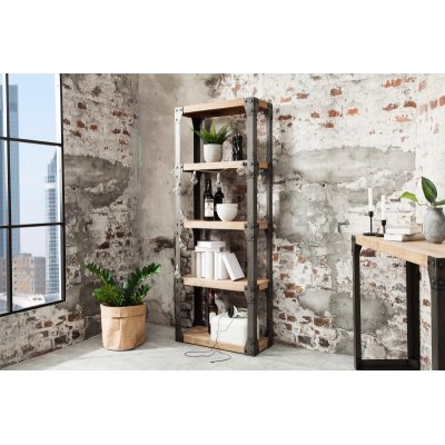 Regał Factory 180 cm wapnowana akacja 