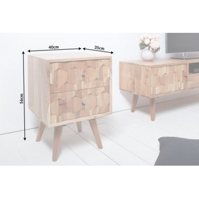  Szafka nocna Mystic living 40 cm akacja