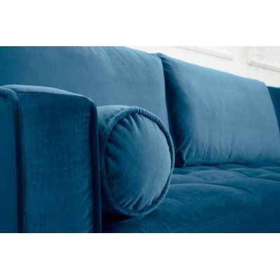  Narożnik Cosy Velvet II granatowy