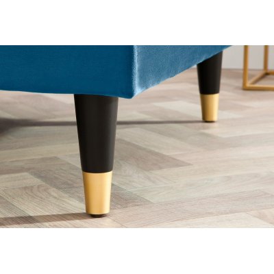  Narożnik Cosy Velvet II granatowy