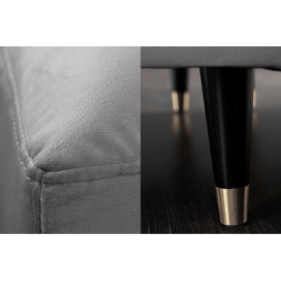 Narożnik Cosy Velvet II szary