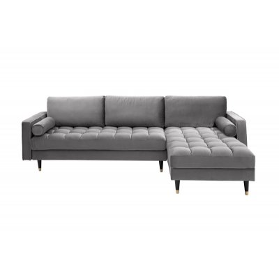  Narożnik Cosy Velvet II szary