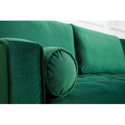  Narożnik Cosy Velvet II szmaragdowo zielony
