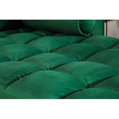  Narożnik Cosy Velvet II szmaragdowo zielony