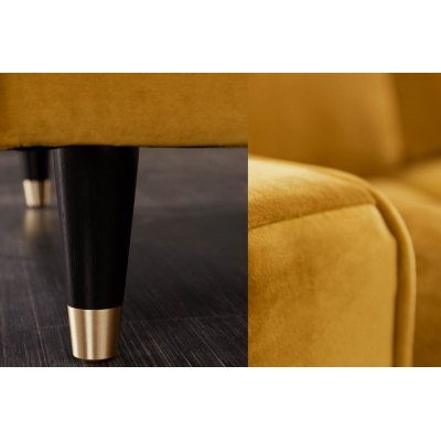  Narożnik Cosy Velvet II żółty