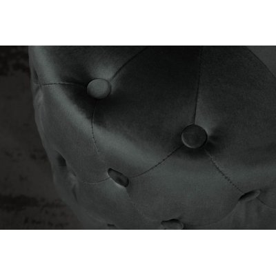  Pufa Modern Barock 35 cm czarno-złoty