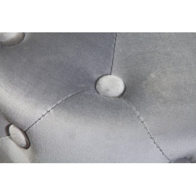  Pufa Modern Barock 35 cm szaro złoty