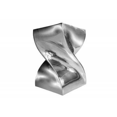  Stołek TWIST 45 cm srebrny