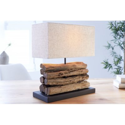 Lampa stołowa Perfere brązowa
