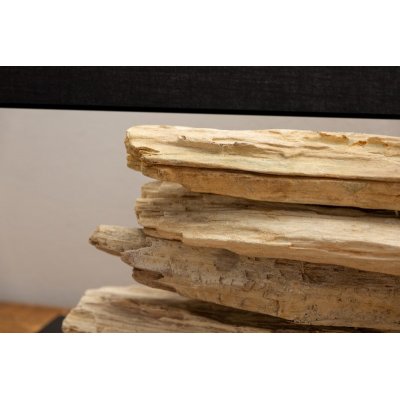  Lampa stołowa  Driftwood Riverine czarna