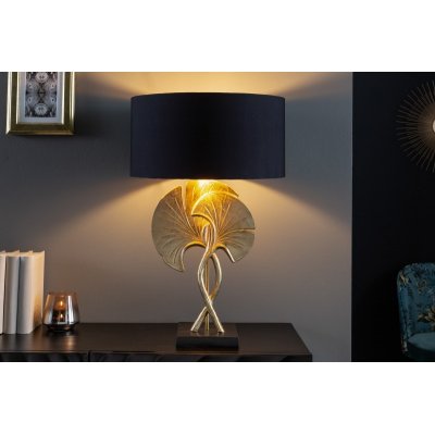Lampa stołowa Ginkgo 68 cm złota