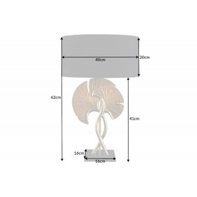  Lampa stołowa Ginkgo 68 cm złota