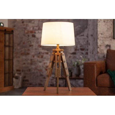 Lampa stołowa statyw 60 cm sosna