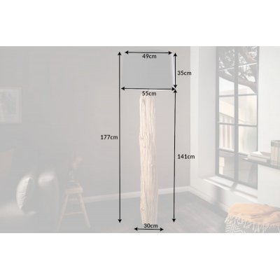  Lampa podłogowa Rousilique czarna