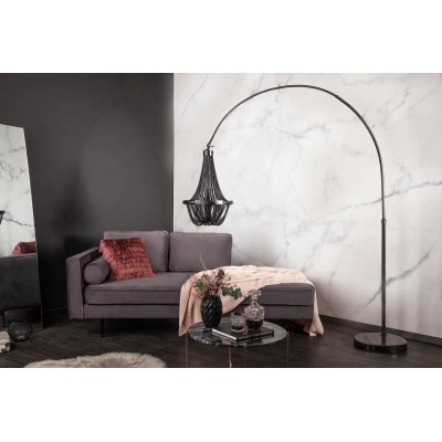  Lampa podłogowa Royal 189 - 204 cm czarna