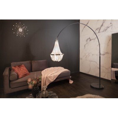 Lampa podłogowa Royal 189 - 204 cm biała