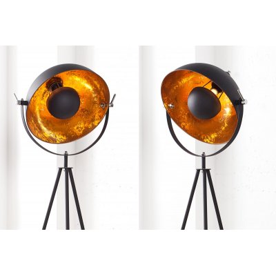  Lampa podłogowa Studio 145 cm czarno złota