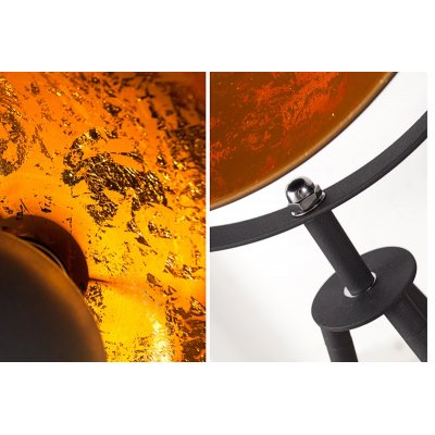  Lampa podłogowa Studio 145 cm czarno złota