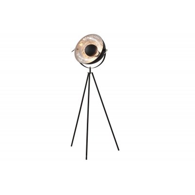  Lampa podłogowa Studio 145 cm czarno srebrna