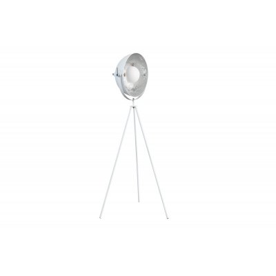  Lampa  podłogowa Studio 145 cm biało srebrna