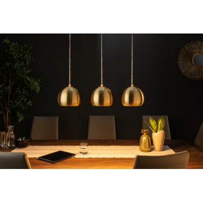  Lampa wisząca Golden Ball 3er złota
