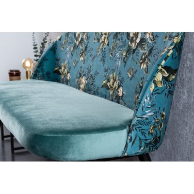  Ławka tapicerowana Boutiqe turkusowa